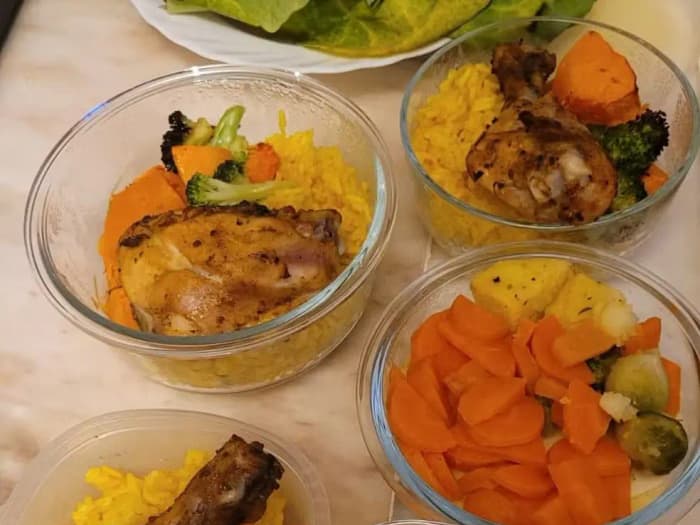 Comida preparada por Beatriz Álvarez
